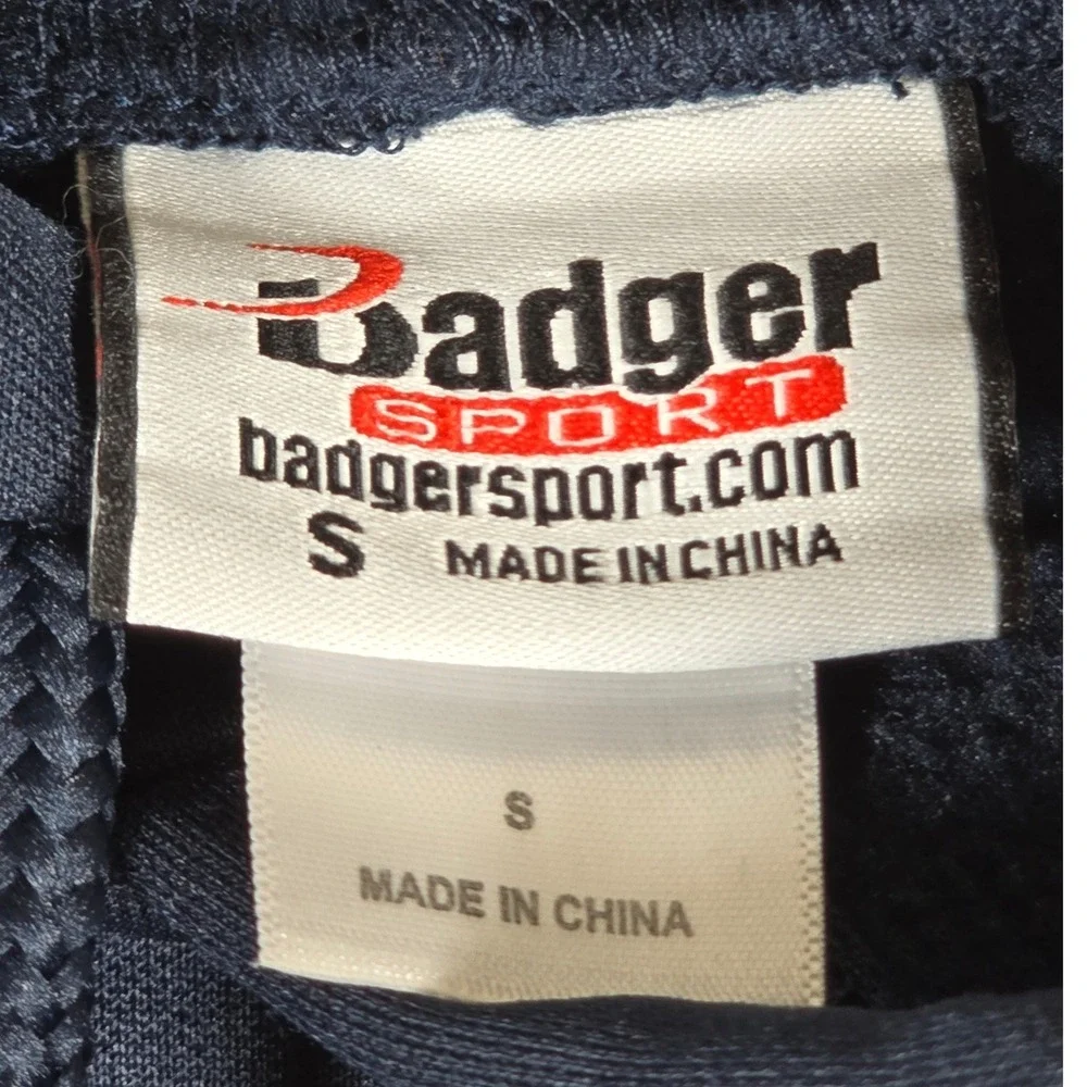 Badger Sport Nebraska Echoes Hoodie Navy Blue Mens S  Athletic Pullover‎